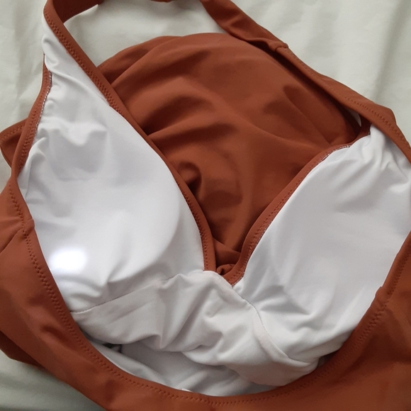 Brown one piece swimsuit, S - Picture 4 of 5